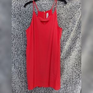 Coral summer dress